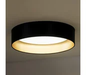 Lampy sufitowe - Duolla - LED Plafon ROLLER LED/24W/230V śr. 45 cm czarny/złoty - miniaturka - grafika 1