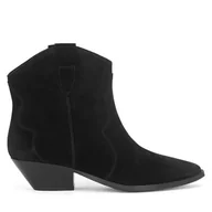 Botki damskie - Kowbojki Badura V365-05 Czarny - miniaturka - grafika 1