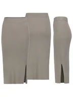 Spódnice - Eight2Nine Spódnica w kolorze szarym - miniaturka - grafika 1