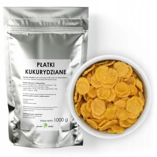Płatki Kukurydziane Płatki Śniadaniowe 1Kg - Płatki śniadaniowe i musli - miniaturka - grafika 1