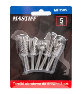 Tarniki frezy obrotowe do drewna (zestaw 5 szt.) FALON-TECH - Pilniki - miniaturka - grafika 7