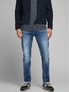 Jack&Jones Jeansy Mike 12168290 Niebieski Tapered Fit - Spodnie męskie - miniaturka - grafika 1