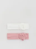 Komplety dla niemowląt - Reserved - Bawełniana opaska na głowę 2 pack - wielobarwny - miniaturka - grafika 1