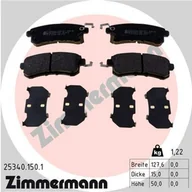 Klocki hamulcowe - Klocki hamulcowe - komplet ZIMMERMANN 25340.150.1 - miniaturka - grafika 1
