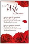 Kartki okolicznościowe i zaproszenia - Emotional Rescue Kartka świąteczna dla żony, podziękowanie, żona, kartka bożonarodzeniowa, 159 x 235 mm XXW1903 - miniaturka - grafika 1
