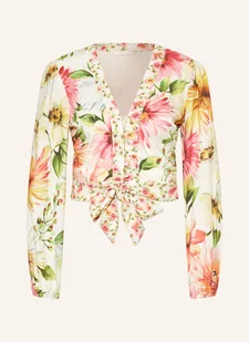 Guess Bluzka Colette beige - Bluzki damskie - miniaturka - grafika 1