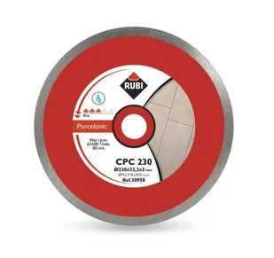 RUBI Tarcza diamentowa do gresu porcelanowego Pro, CPC 300x25,4 mm - Tarcze do pił - miniaturka - grafika 5