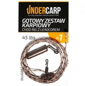 Inne akcesoria dla wędkarzy - Undercarp Zestaw Chod Rig z leadcorem 45 lbs Brąz - miniaturka - grafika 1