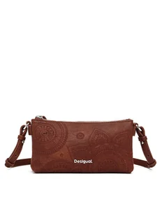 Desigual Torebka 25SAYP02 Brązowy - Torebki damskie - miniaturka - grafika 1
