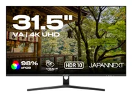 Monitory - JAPANNEXT JN-V315UHDR 80 cm 31,5" 4K Ultra HD LCD Czarny - miniaturka - grafika 1