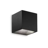 Lampy ogrodowe - Ideal Lux Kinkiet zewnętrzny RUBIK AP1 D10 czarna 3000K 269320 - miniaturka - grafika 1