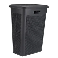 Kosze na bieliznę - Kosz na bieliznę 43 l WILLOW grafit - miniaturka - grafika 1