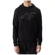 Bluzy sportowe męskie - Męska bluza 4F Sweatshirt M0950 Rozmiar: XXL / Kolor: czarny - miniaturka - grafika 1