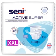 Bielizna lecznicza - Seni Active Super, majtki chłonne, XXL, 140-190 cm, 10 sztuk - miniaturka - grafika 1