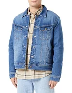 Kurtki męskie - Lee Kurtka męska Reversable Rider Denim, Mid Dark, XL - miniaturka - grafika 1