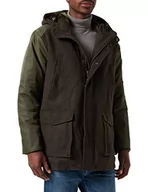 Kurtki męskie - Armani Exchange Męska kurtka bomberka Double Colour Coat, zielony (Peat/Deep Depth 6815), XL - miniaturka - grafika 1