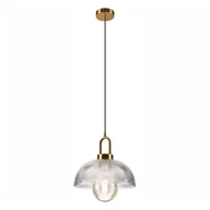 Lampy sufitowe - Lampa wisząca w kolorze miedzi ze szklanym kloszem ø 30 cm Pia – LAMKUR - miniaturka - grafika 1