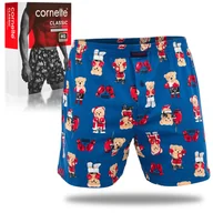 Majtki męskie - CORNETTE Bokserki Męskie CLASSIC 001/79 Bawełniane Rozmiar L - miniaturka - grafika 1