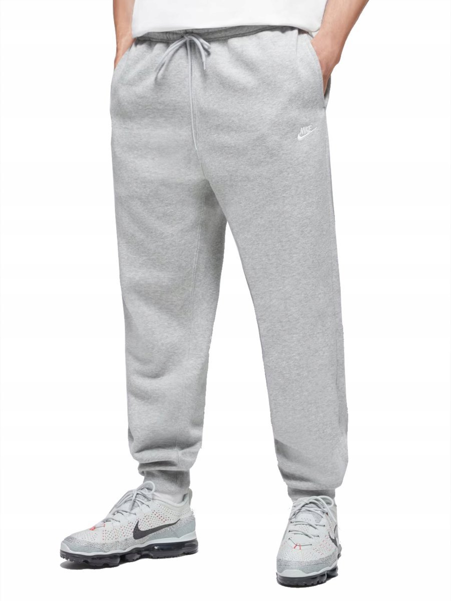 SPODNIE męskie NIKE FN3787-063 dresowe sportowe dresy joggery szare XS XS