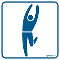 Systemy ekspozycyjne i znaki informacyjne - RC016 AEROBIK, FN - FOLIA SAMOPRZYLEPNA; (200X200MM) - miniaturka - grafika 1