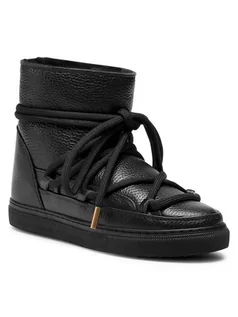 Śniegowce damskie - Inuikii Buty Sneaker Full Leather 70202-089 Czarny - grafika 1