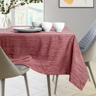 Obrus Vesta Różowy Tłoczony Nowoczesny 40x140 AmeliaHome - TCLOTH/AH/VESTA/BRD/OLDROSE/40X140 - Obrusy i serwetki - miniaturka - grafika 3