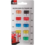 Akcesoria do układu elektrycznego - Bezpieczniki samochodowe płytkowe UNI 4Car - miniaturka - grafika 1