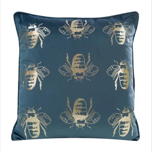 Euro Firany Poszewka Eurofirany Velvet BLINK15 Niebieski 45x45 1216958 - Poszewki na poduszki - miniaturka - grafika 1