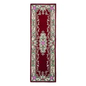 Dywany - Czerwony wełniany dywan Flair Rugs Aubusson, 67x210 cm - miniaturka - grafika 1