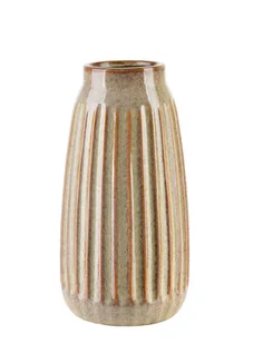 ARINA BEIGE Wazon 15x15x28,5cm - Wazony i flakony - miniaturka - grafika 1