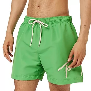 Tommy Hilfiger Męski Sf średni sznurek, Coastal Green, XL - Kąpielówki męskie - miniaturka - grafika 1