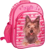 Plecaki szkolne i tornistry - Paso PLECAK SZKOLNY YORK JORK PASO RÓŻOWY A4 Pies - miniaturka - grafika 1