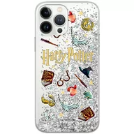 Etui i futerały do telefonów - Etui płynny brokat do Apple IPHONE 12 / 12 PRO Harry Potter: Harry Potter 226 oryginalne i oficjalnie licencjonowane, Srebrny - miniaturka - grafika 1