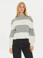 Swetry damskie - Brave Soul Sweter LK-230MOLLIEC Szary Loose Fit - miniaturka - grafika 1