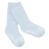 Skarpetki dla dzieci - GoBabyGo antypoślizgowe skarpetki do nauki chodzenia Sky Blue 12 m+ - miniaturka - grafika 1