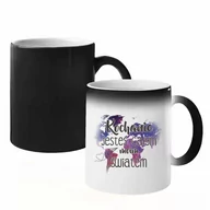 Kubki - Kochanie, jesteś całym moim światem - magiczny kubek z nadrukiem - miniaturka - grafika 1