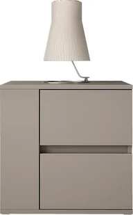 MEGSTYL SZAFKA NOCNA SHADE 50cm Szara - Szafki nocne - miniaturka - grafika 1