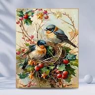 Rękodzieło - TEMU 1 szt. 30*40 cm/11,8*15,8 cala, wzór zwierzęcy, 5D pełny zestaw do malowania diamentami, malowanie diamentami, mozaika dekoracyjna, sztuka - miniaturka - grafika 1