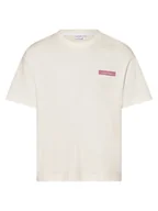 Koszulki męskie - Calvin Klein - T-shirt męski, biały - miniaturka - grafika 1
