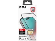 Szkła hartowane na telefon - Szkło ochronne SBS Full Cover Glass do Apple iPhone 15 Pro - miniaturka - grafika 1