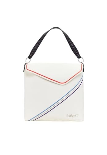 Desigual Women's Accessories PU plecak mini, biały, jeden rozmiar
