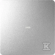 Wyłączniki światła i elektryczne - Kontakt KONTAKT_SIMON Klawisz pojedynczy do podświetlenia DETAIL 82 Aluminium 8200015-093 - miniaturka - grafika 1