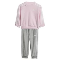 Odzież sportowa dziecięca - adidas Jogger Młodzież/Dziecko Unisex dziecko, Clear Pink/White, 18-24 meses - miniaturka - grafika 1
