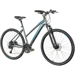 Rower crossowy INDIANA X-Cross 5.0 D17 28 cali damski Ciemnoszary - Rowery - miniaturka - grafika 1