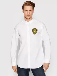 Koszule męskie - Versace Jeans Couture Koszula 72GAL2S6 Biały Slim Fit - grafika 1