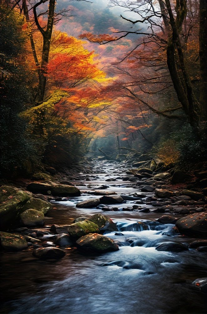 Mozaika diamentowa strumień