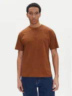 Koszulki męskie - Vans T-Shirt Essential VN000HPZ Brązowy Loose Fit - miniaturka - grafika 1