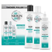 Zestawy kosmetyków damskich - Nioxin Scalp Recovery, przeciwłupieżowy zestaw kojący, szampon + odżywka + serum - miniaturka - grafika 1