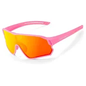 Okulary sportowe - Okulary rowerowe ROCKBROS 14110009004 Różowy - miniaturka - grafika 1
