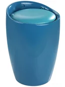 Kosze na bieliznę - Wenko Kosz na pranie 2w1 niebieski, 20 l - miniaturka - grafika 1